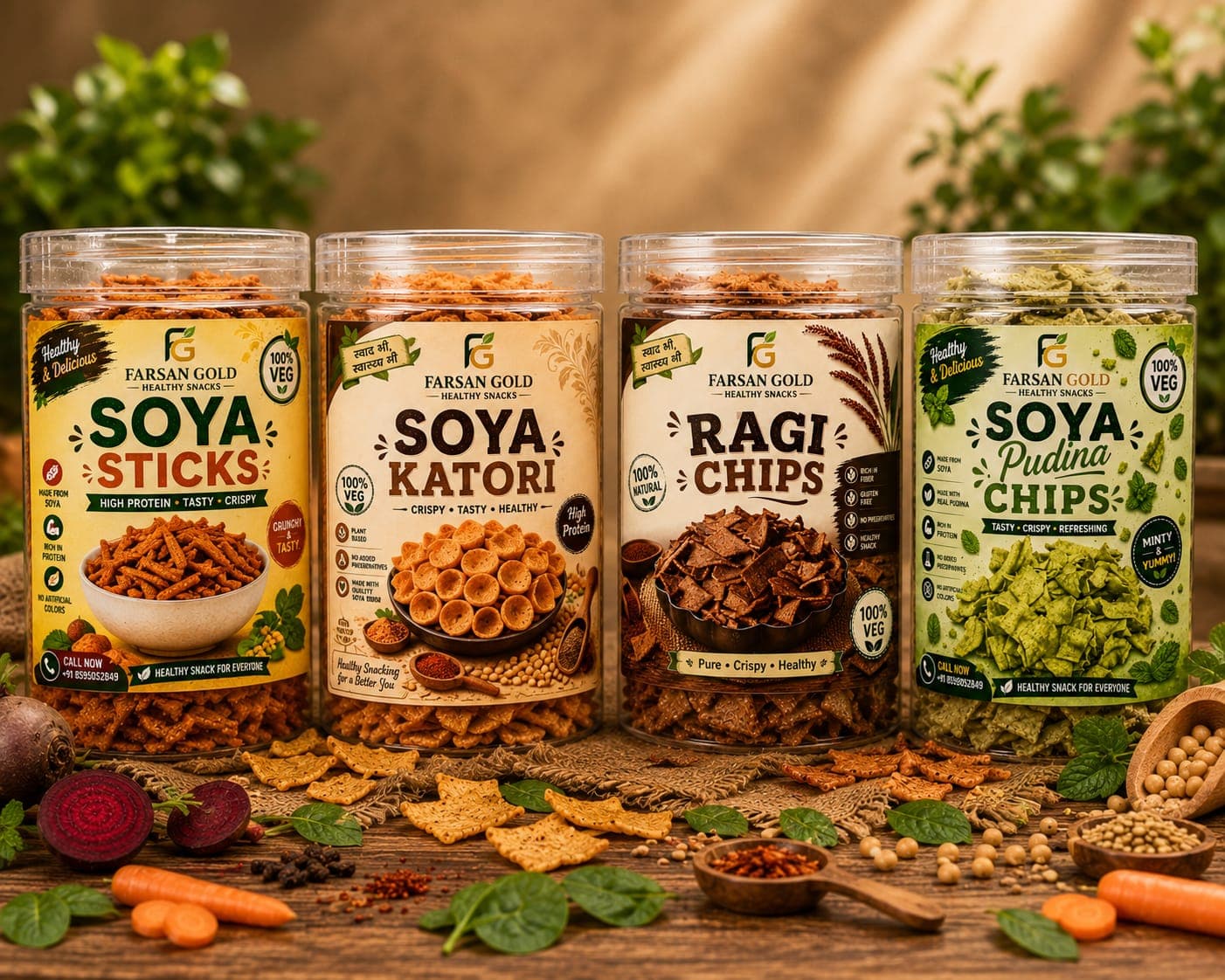 Healthy Farsan Snacks Banner 1